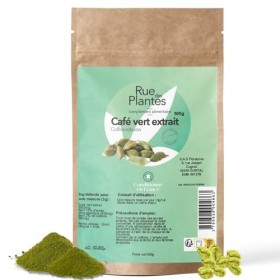 Café Vert Extrait 15% Acide Chlorogénique Poudre 500 g – Énergie Naturelle, Soutien du Métabolisme & Protection Cellulaire | ...