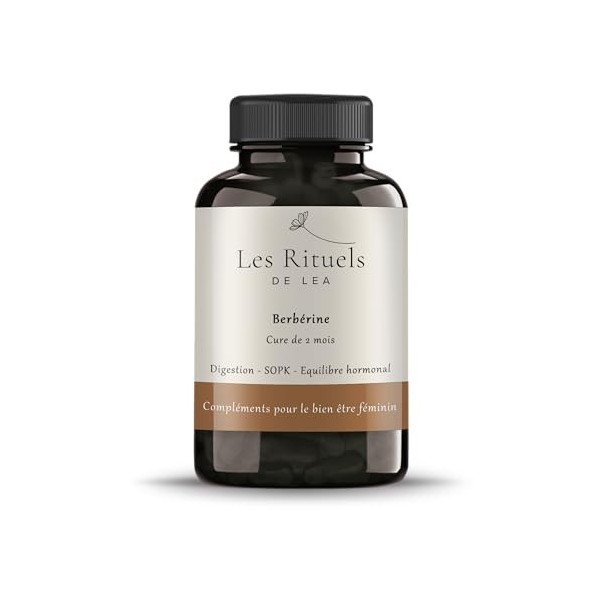 Berbérine – Complément Alimentaire Naturel – Équilibre Hormonal, Digestion & Métabolisme – 60 Gélules