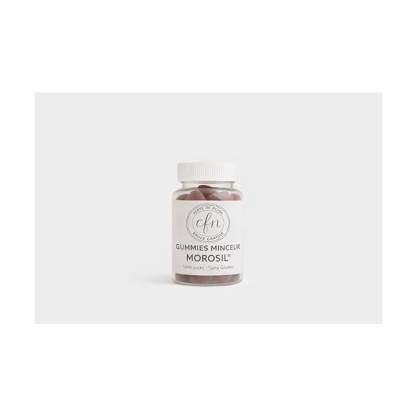 CFN - Gummies Minceur Brûle-Graisse Vegan Hautement Dosé-Coupe-Faim - Morosil® Orange Sanguine - Perte de Poids & Réduction G