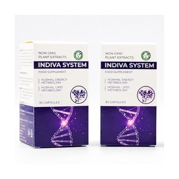 INDIVA SYSTEM - Complément alimentaire brûlant les graisses puissantes - Contrôle de lappétit - Pour homme et femme - Spirul