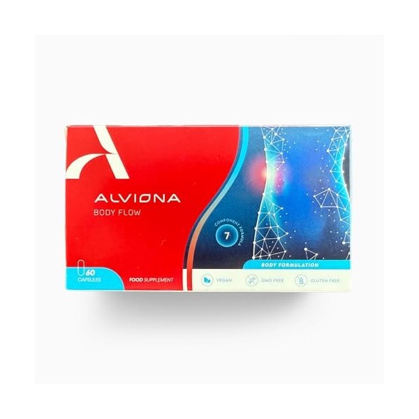 ALVIONA Body Flow - « Advanced body » formule DUO pour soutenir le corps, 120 Gélules 2 Pack Brûleurs de graisse