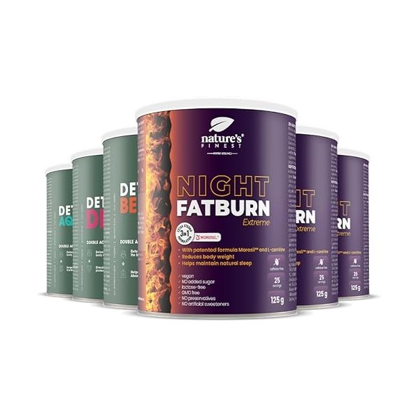 Natures Finest Transformation Corporelle en 3 Mois - Bruleur de Graisse Puissant Perte de Poids, Anti Ballonnements et Ventr