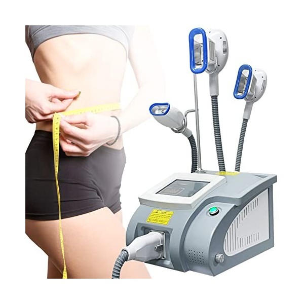 Machine cryolipolyse multifonctionnelle, brûleur Graisse du Ventre avec 3 poignées pour Femmes, élimination la Cellulite par 