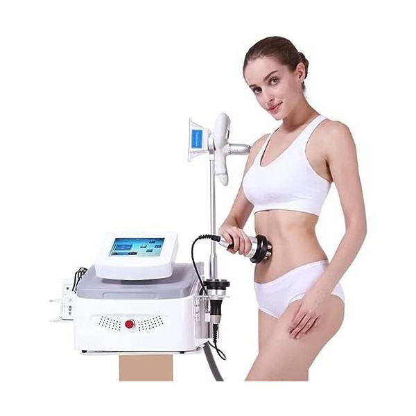 Machine de sculpture du corps 4 en 1, dispositif de cryolipolyse de congélation RF pour la perte de poids, tonification muscu