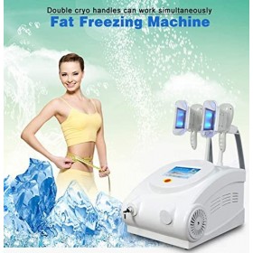 Machine de cryolipolyse de congélation des graisses pour minceur du corps, appareil de bureau à double poignée pour perte de 