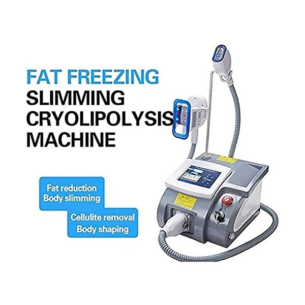 Cryolipolysis Machine de congélation des graisses avec 2 poignées pour minceur et perte de poids