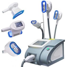 Machine de congélation des graisses 400W Cryolipolysis Appareil minceur avec 3 poignées pour raffermir la peau et perdre du p