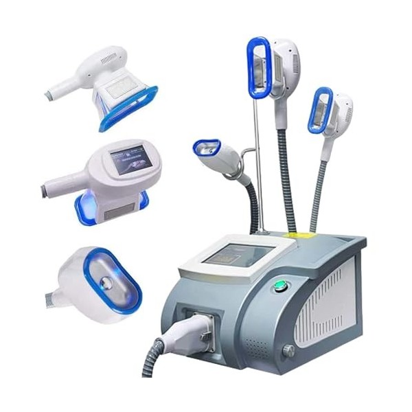 Machine de congélation des graisses 400W Cryolipolysis Appareil minceur avec 3 poignées pour raffermir la peau et perdre du p