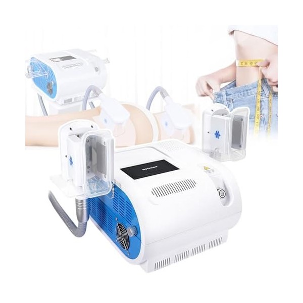 NOOGRRFA Appareil De Cryolipolyse Amincissant,Appareil De Congélation des Graisses,2 Poignées De Congélation,Max. -10 °c -5 °