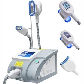 Machine de congélation des graisses Cryolipolysis Instrument minceur avec 3 poignées pour un usage domestique, réduction effi