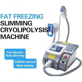 Cryolipolysis Machine amincissante de congélation des graisses – Instrument de lipolyse des graisses à double poignée pour un