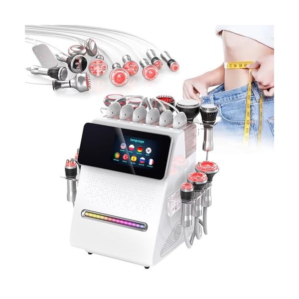 Appareil De Cavitation 80k, Appareil Amincissant 11 En 1, Appareil De Réduction Du Vide Multipolaire,Raffermissement De La Pe