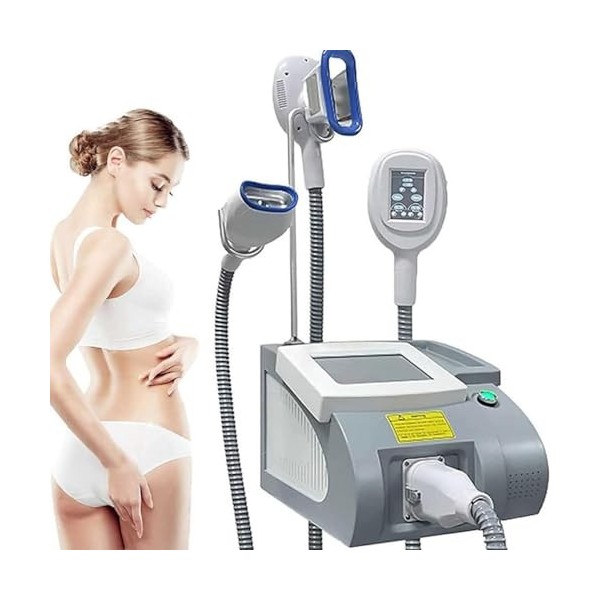 Machine de congélation des graisses pour minceur du corps, appareil de cryolipolyse avec 3 poignées, masseur délimination de