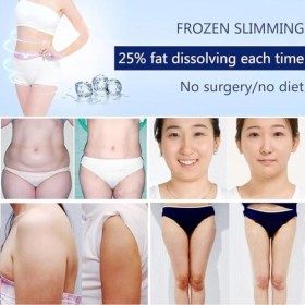 Machine de congélation des graisses pour minceur du corps, appareil de cryolipolyse avec 3 poignées, masseur délimination de