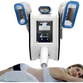 Cryolipolysis Machine de congélation des graisses - Appareil de cryothérapie à 3 poignées pour amincir et façonner le corps