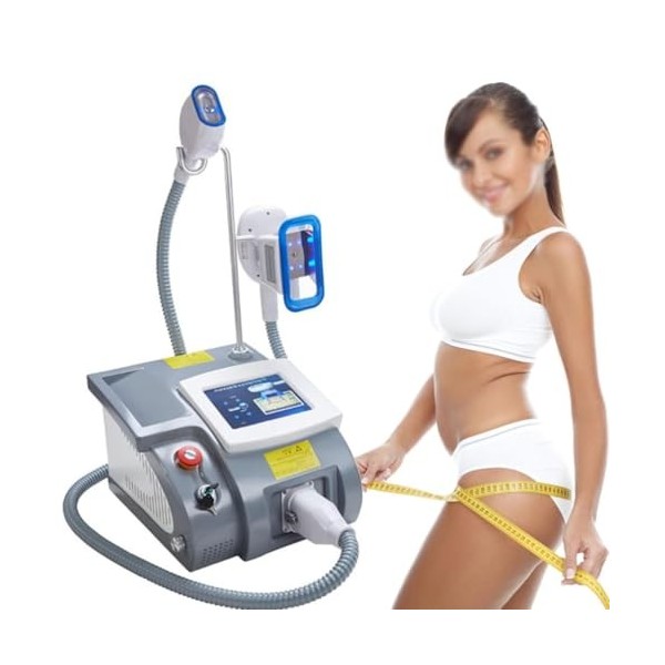 BCBKD Machine Cryothérapie pour Lenlèvement De Graisse Corporelle,Dispositif De Minceur Cryolipolysis avec 3 Poignées,pour S