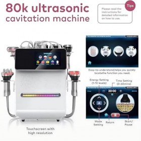 Appareil Multifonctionnel 11 En 1 Remodelage Corporel Professionnel, Brûleur Graisse Par Électrostimulation Ems 80k, Élimin