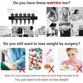 Machine de congélation de graisse pour cryothérapie et sculpture du corps avec 3 poignées, équipement de réduction minceur