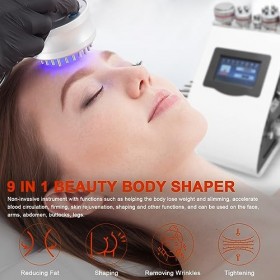 Elitzia ET909E Machine à brûler les graisses 9 en 1 40 K pour massage corporel et cavitation