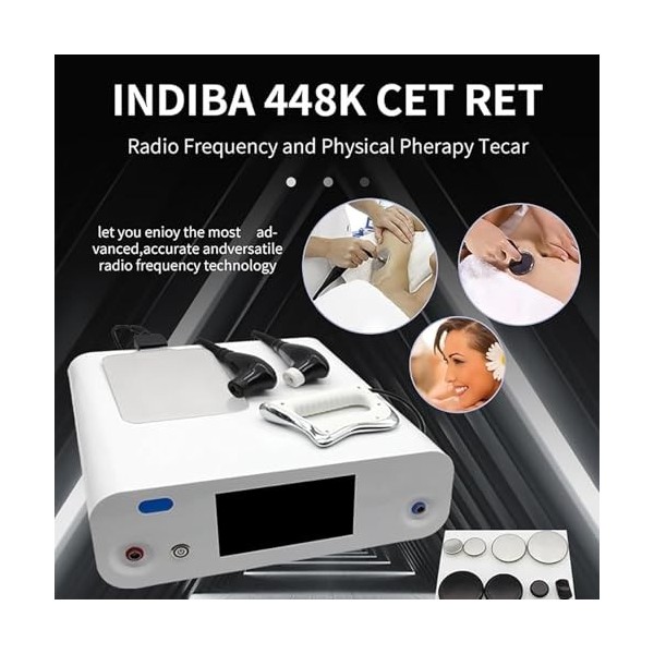 Appareil de physiothérapie – 448 kHz pour amincissement du corps, lifting du visage, thérapie CET, levage, raffermissement, f