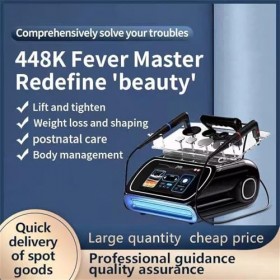 Appareil de beauté pour brûler les graisses et perdre du poids 448 kHz, appareil amincissant pour le corps, avec 2 poignées/8...