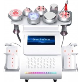 Appareil Professionnel Remodelage Corporel 80k Aspiration Led Ems, Brûleur De Graisse Multifonctionnel, 9 En 1 Pour LÉlimina