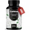 Caféine 200 mg - 400 Comprimés Vegan - Haute Dose - Cafeine Pure - Produit en Allemagne - Testé en laboratoire