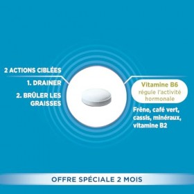 Forté Pharma - Rétention deau | Complément Alimentaire favorise lElimination rénale de leau, le Drainage - Frêne, Cassis, 