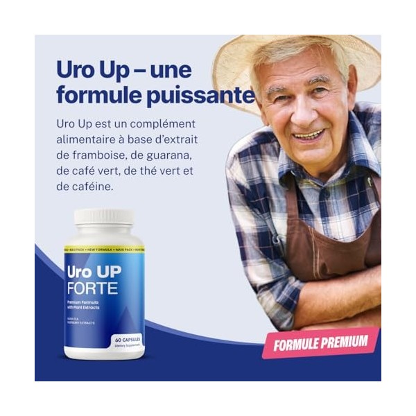 Uro Up Forte – Formule végétale moderne inspirée par la nature, 60 capsules – 450 mg
