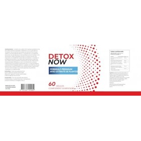 Detox Now – Formule végétale inspirée par la nature, 60 capsules – 450 mg