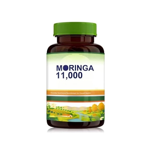 Énergie, immunitaire, vert complet, antioxydant naturel, sans OGM, sans caféine, gluten de soja | moringa