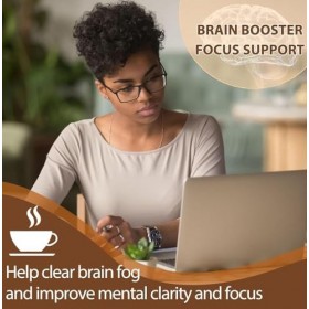 Café à champignons pour smoothies / lattes, soutient lénergie, la concentration, la concentration, limmunité,2pcs