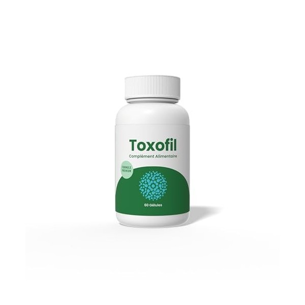 Toxofil – Formule végétale avec extrait de café vert & framboise | 60 gélules – 450 mg