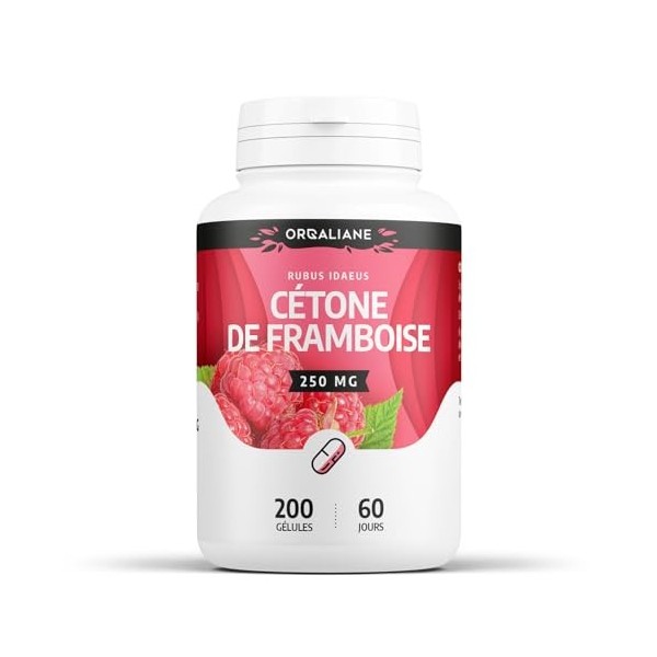 Cétone de Framboise - 250 mg - 200 gélules - Orgaliane