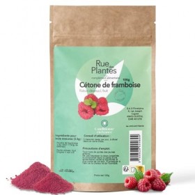 Framboise Extrait 5% de Cétone Poudre 100 g – Source Naturelle d’Antioxydants, Soutient le Métabolisme & l’Équilibre Pondéral