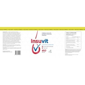 Insuvit – Complément Alimentaire en Gélules – Formule aux Extraits de Plantes – Avec Caféine – Framboise & Thé Vert – 60 Gélu