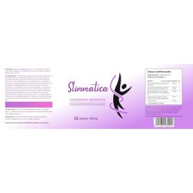 Slimmatica Gélules – Complément alimentaire avec extraits végétaux de framboise, guarana, café vert et thé vert – 60 gélules 
