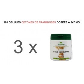 Cétones de Framboises - 180 Gélules dosées à 347 mg | Contrôle la Faim - Limite la prise de Poids - Complément Alimentaire Ho...