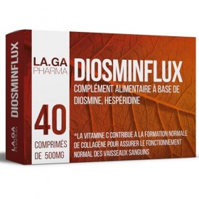 Diosmine et Hespéridine 500 mg, Complément Alimentaire pour la Microcirculation. Pour les Varices, Jambes Lourdes, Hémorroïde