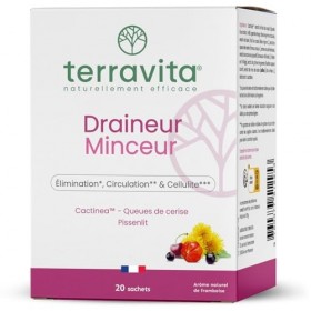 DRAINEUR MINCEUR | Action Detox Anti-Cellulite et Jambes Lourdes | Stimule la Circulation Sanguine et Lymphatique | Actif Bre
