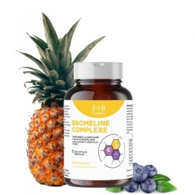 BROMELINA COMPLEX – Diurétique naturel contre la cellulite et la rétention d’eau – Favorise la microcirculation et le drainag