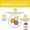 BROMELINA COMPLEX – Diurétique naturel contre la cellulite et la rétention d’eau – Favorise la microcirculation et le drainag
