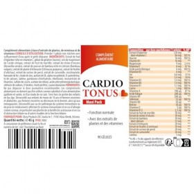 Cardiotonus gélules | Qualité pour hommes et femmes | 90 gélules dans un maxi pack pratique | 1x