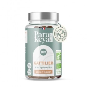 Parakeya - Gattilier Bio 250 mg - 60 gélules - Confort menstruel & équilibre au quotidien - Complément alimentaire Diurétiques
