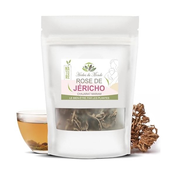 Herbes du Monde - Rose de Jéricho 25g Minimum: Chajarat Mariam pour Fertilité, Anastatica Hierochuntica, Soulagement Menstrue