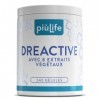 Draineur Détox PiùLife – 8 Extraits Végétaux – Ananas, Bromélaïne, Centella Asiatica, Bouleau, Orthosiphon, Pissenlit, Pilose...