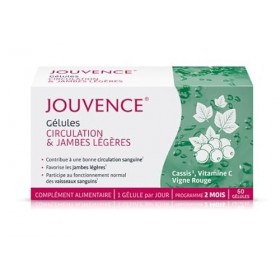 JOUVENCE circulation & jambes légères 60 gélules - Lot de 2 Boites 2 