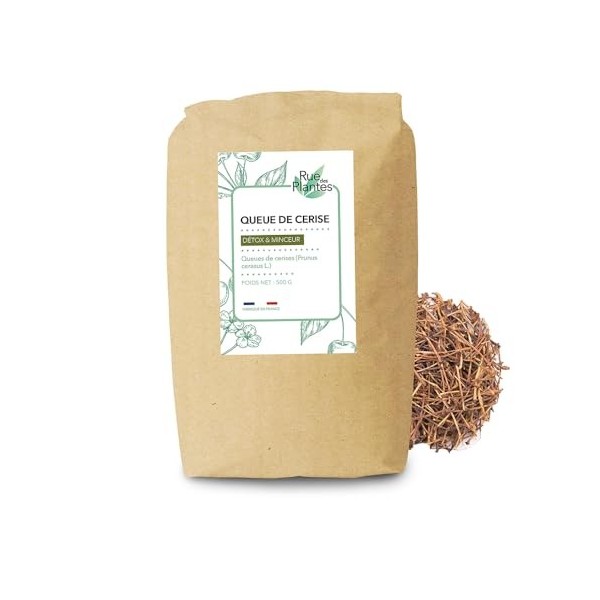 RUE DES PLANTES - Queue de Cerise 500g - Plante Naturelle Diurétique - Source France