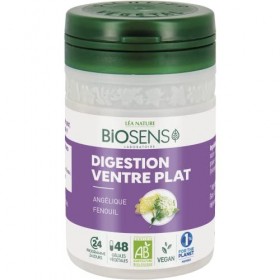 Biosens - Gélule Végétale Digestion Ventre Plat Angélique Fenouil 19 g Diurétiques