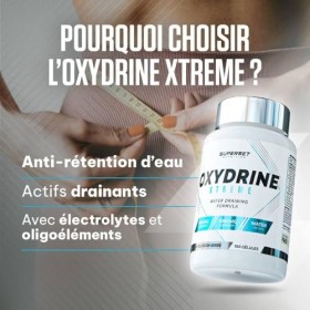 Superset Nutrition | Oxydrine Xtreme 100 Caps | Draineurs | Formule anti-rétention deau